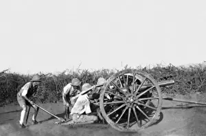 Calcutta Prints: Calcutta Volunteer Battery, Bura Camp, Kenya, WW1