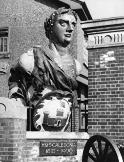 Shotley Collection: CALEDONIA FIGUREHEAD