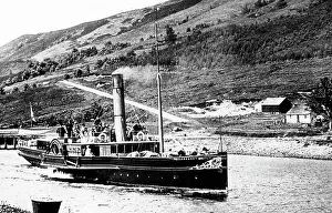 Glengarry Prints: Caledonian Canal Paddle Steamer Glengarry in 1906