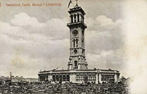 Images Dated 17th August 2018: Caledonian Park Clock Tower Metropolitan Cattle Market