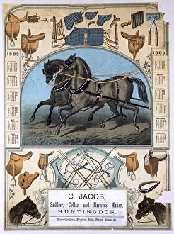 Calendar, C Jacob, Saddler, Huntingdon