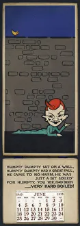 Calendar design - Humpty Dumpty