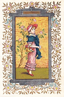 GIRL & BASKET C.1880
