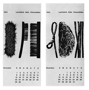 Varnish Prints: Part of calendar for varnish manufacturer
