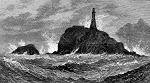 Calf Prints: Calf Rock Lighthouse, Bantry Bay, Ireland, 1881