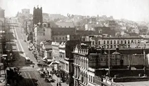 Taber Prints: California Street, San Francisco, circa 1880s (Isiah Taber)