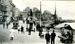 Levy Prints: Caligny Wharf, Cherbourg, France