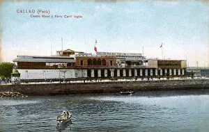 Waterfront Collection: Callao, Peru - English Railway for Lima and Chorrillos