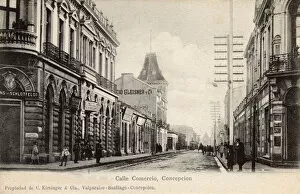 Images Dated 17th February 2016: Calle Comercio (Commercial Road), Concepcion, Chile