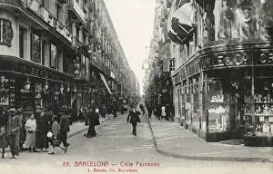 Fernando Prints: Calle Fernando, Barcelona, Spain