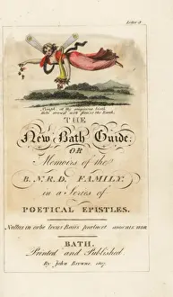 Titlepage Prints: Calligraphic title page with vignette of the goddess Hebe