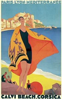 Images Dated 17th February 2009: Calvi Beach, Corsica