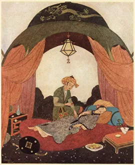 Finds Prints: Camaralzaman finds the Talisman