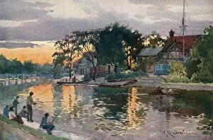 Sunset Collection: Cambridge / Boat Houses