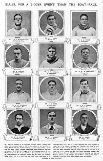 Images Dated 24th October 2016: Cambridge boat-race members during World War I