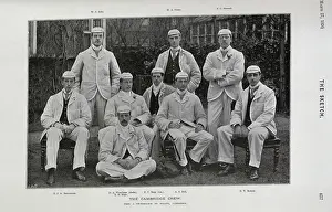 Caps Prints: Cambridge Crew, The Boat Race, outdoor sporting portrait