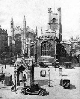 Cambridge Market Place probably 1920s
