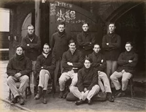 Images Dated 5th August 2016: Cambridge rowing crew, 1911