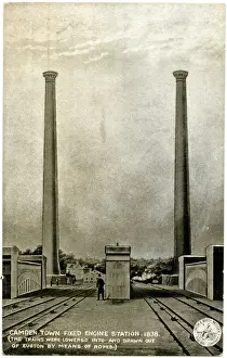 Camden Prints: Camden Town fixed engine station, London