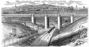 Camden Prints: The Camden Town railway: the Great Northern Railway viaduct