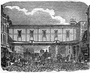 Viaduct Prints: The Camden Town railway: the Minories Viaduct, 1851