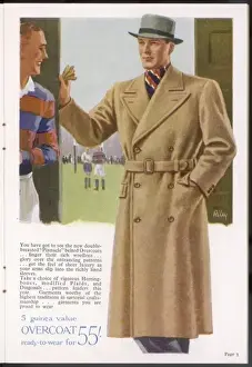 Belted Prints: Camel Overcoat 1938