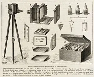 Zinc Prints: Camera Accessories / 1884
