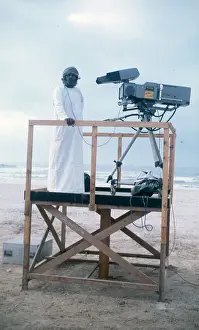 Salalah Prints: Cameraman in Oman