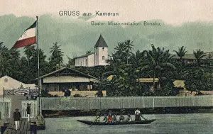 Basle Prints: Cameroon, Africa - Basler Mission Station - Bonaku