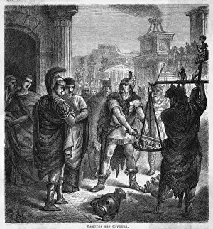 Throws Prints: Camillus and Brennus