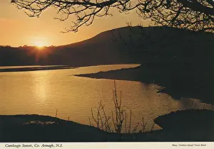Sunset Prints: Camlough Sunset, Co. Armagh, N. I. by N. I. Tourist Board