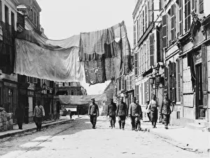 Camouflaged Prints: Camouflaged street WWI