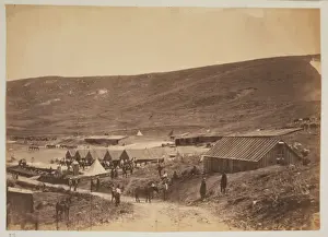 Quarters Prints: Camp of the 4th Light Dragoons - soldiers quarters