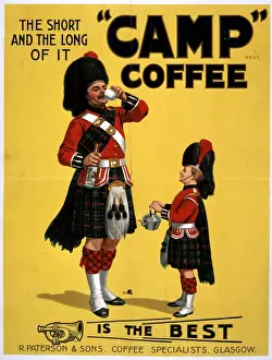 Drinks Prints: Camp coffee poster