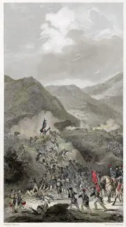 Pyrenees Prints: CAMP DU BOULOU (Pyrenees) taken by the French Date: 1 May 1794