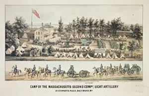 Camp of the Massachusetts second compy. light artillery