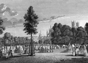 Camp in St James Park