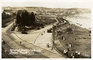 Sydney Prints: Campbell Parade, Bondi Beach, Sydney, NSW, Australia