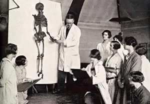 Campden Prints: Campden Hill Art School - anatomy class
