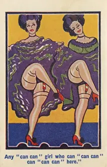 Heeled Prints: Can Can Dancers