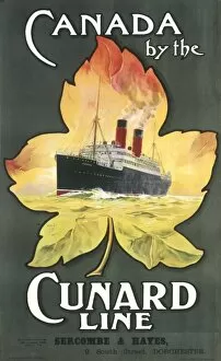 Canada by the Cunard Line poster
