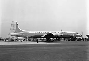 Canadair C-5 N17599 (previously 17524) Long Beach