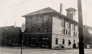 Volunteering Prints: Canadian fire hall (fire station)