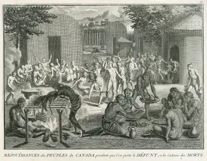 Feasting Prints: CANADIAN FUNERAL 1726