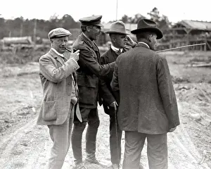 Reporters Prints: Canadian journalists visit France, Western Front, WW1