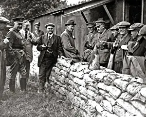 Canadian journalists visit France, Western Front, WW1