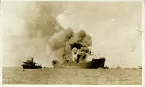 Explosion Gallery: Canadian Navigator Cargo Ship Explosion, Barbados