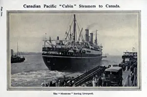 Steamship Prints: Canadian Pacific Cabin steamers to Canada