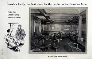 Settler Collection: Canadian Pacific Third Class Smoke Room