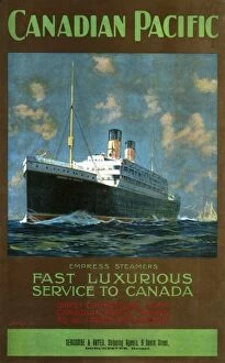 Ship Posters Collection: Canadian Pacific poster